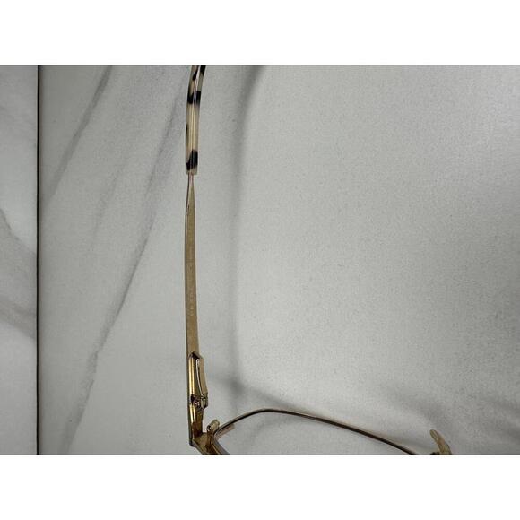 Prada chocolate brown and gold cat-eye eyeglasses - Picture 3 of 5